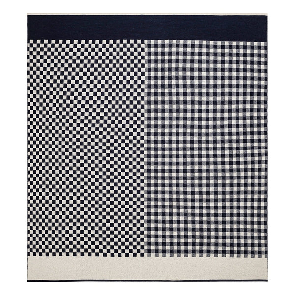 Checker-Gingham Throw in Oatmeal / Ivory – Paris West