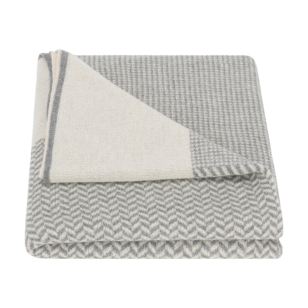 New Amsterdam Throw in Gray/Ivory – Paris West