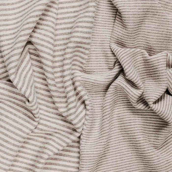 Stripes Throw in Oatmeal/Ivory